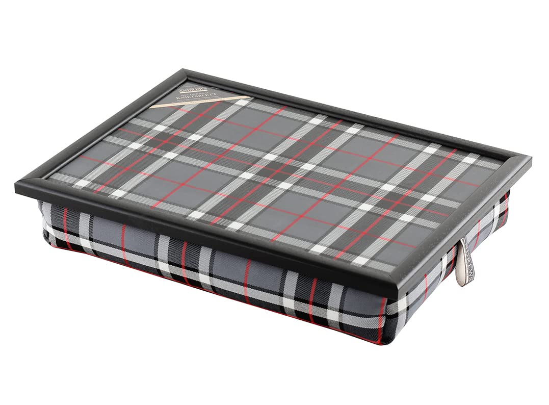 Kariertes Knietablett: Allover-Schottenkaro (Thomson Grey) Thomson Grey 1 Stück (1er Pack), Thomson