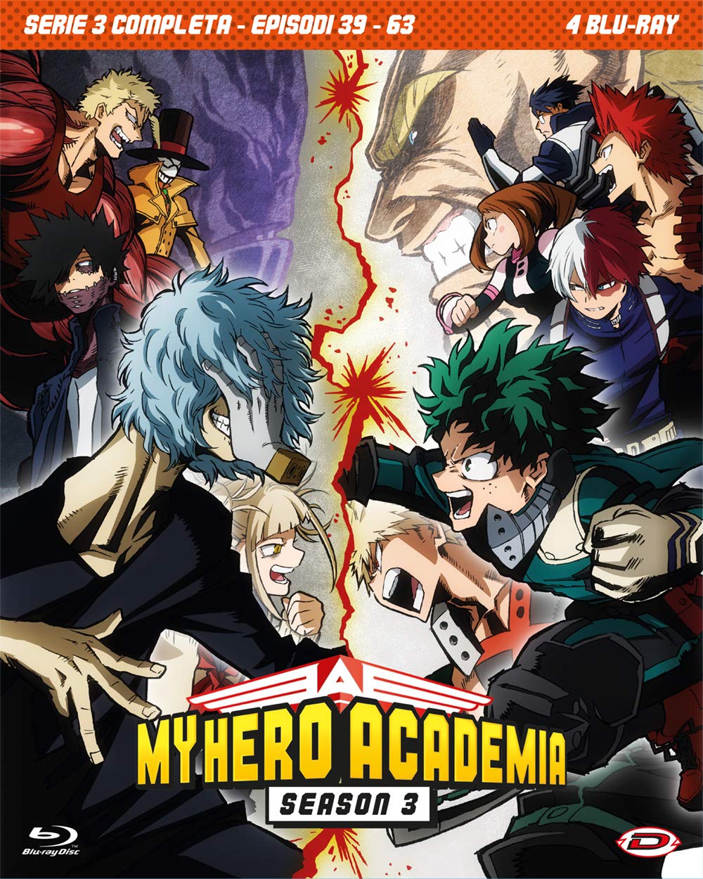 My Hero Academia St.3 (Box 4 Br) (Eps 39-63) (Ltd Edition) [Region Free] [Blu-ray], Blu-ray
