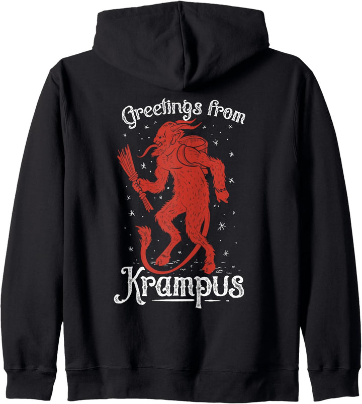 Krampus Anti Saint Nicholas Emo Santa Claus Hoodie Kapuzenjacke