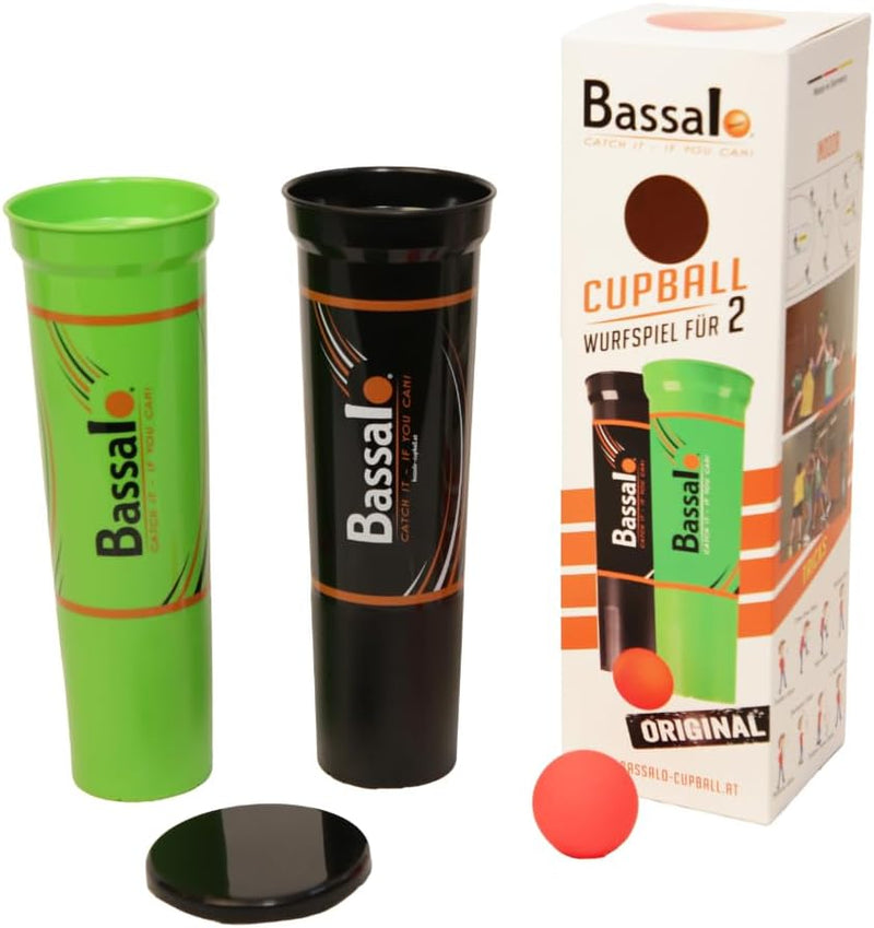 BASSALO Cupball - Sportspiel für Kinder, Jugendliche, Erwachsene 2 Spieler Starter Set, 2 Spieler St