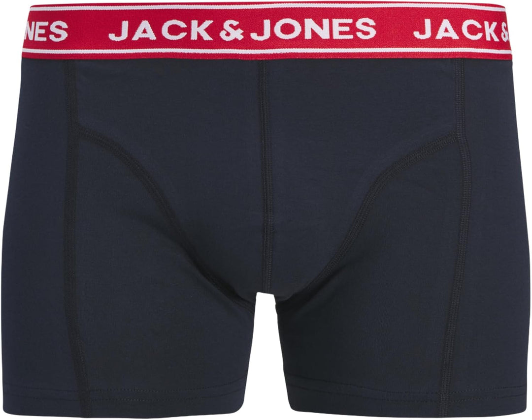 JACK & JONES Male Trunks 5er-Pack Herrenunterwäsche in Grösse XS–XXL S Light Grey Melange, S Light G