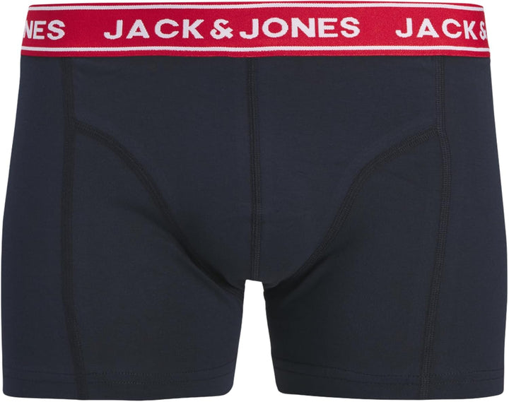 JACK & JONES Male Trunks 5er-Pack Herrenunterwäsche in Grösse XS–XXL S Light Grey Melange, S Light G