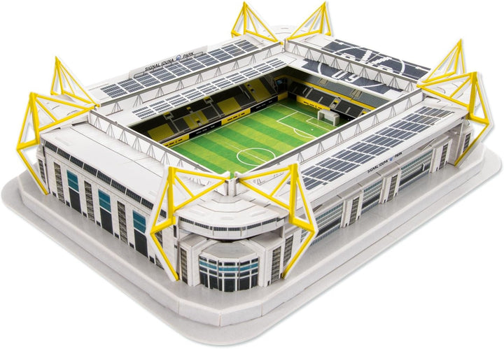 Borussia Dortmund BVB-3D-Stadionpuzzle, 74 Teile & BVB-Zauberglas,0.3 liters, 1 Stück (1er Pack) Bun