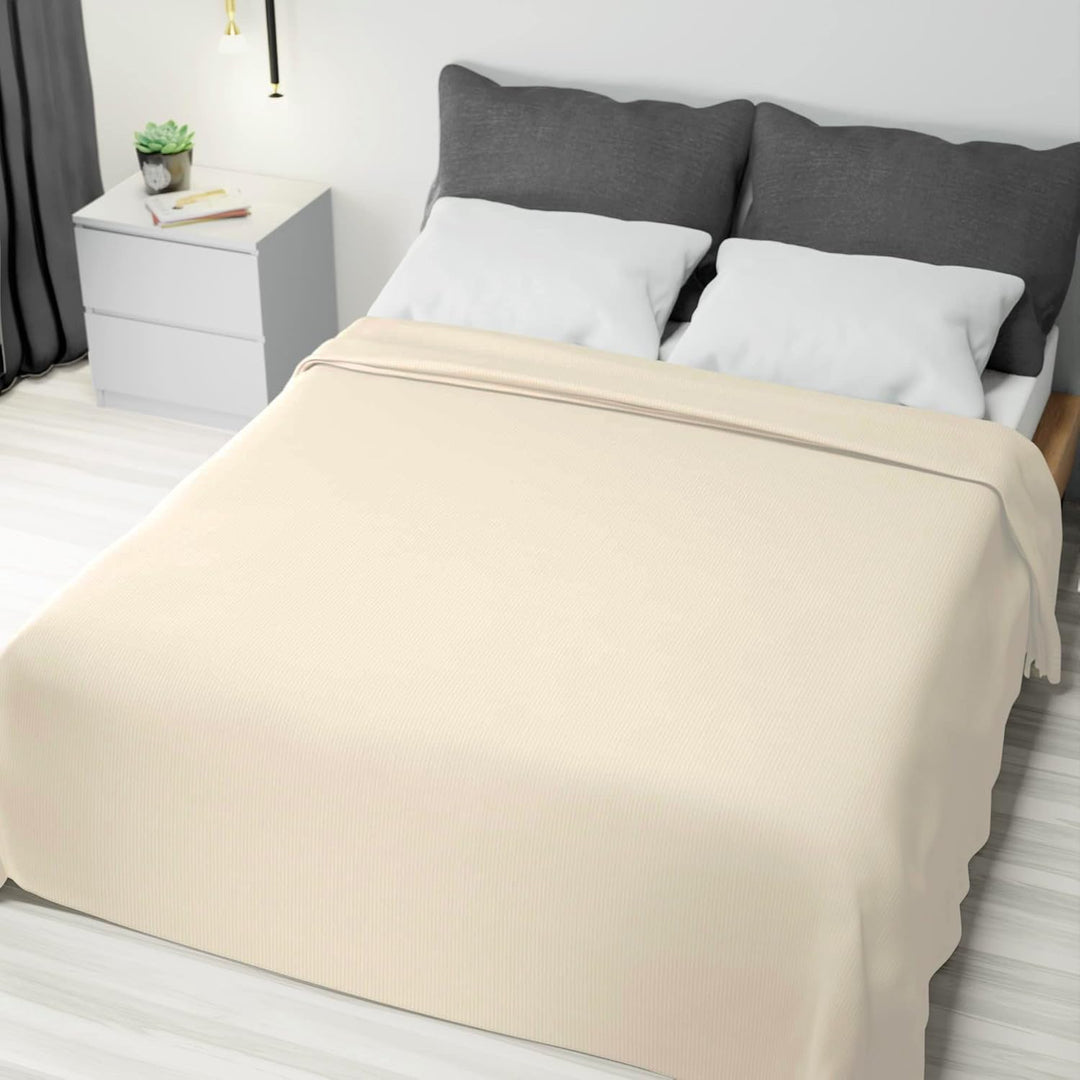 Byour3 - Tagesdecke Doppelbett Gemischte Baumwolle Einzelbett Queen Size Rechteckige Hypoallergene D