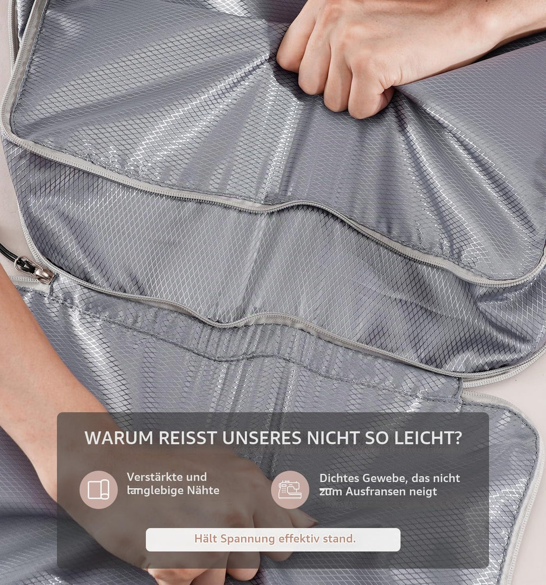 Meowoo Packing Cubes Kompression Koffer Organizer Packwürfel Packtaschen Kleidertaschen Verpackungsw