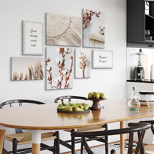 Muralo - Wandbilder Set - Leinwand Bilder Set Aufhängefertig - das Leinwandbilder Set - Bilder für W