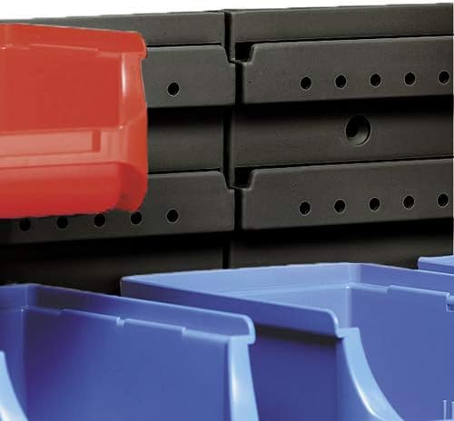 Allit 457090 Schlitzplatte, Endloswand ProfiPlus Endless 54, Wandplatte für Lagersichtboxen 450x20x5