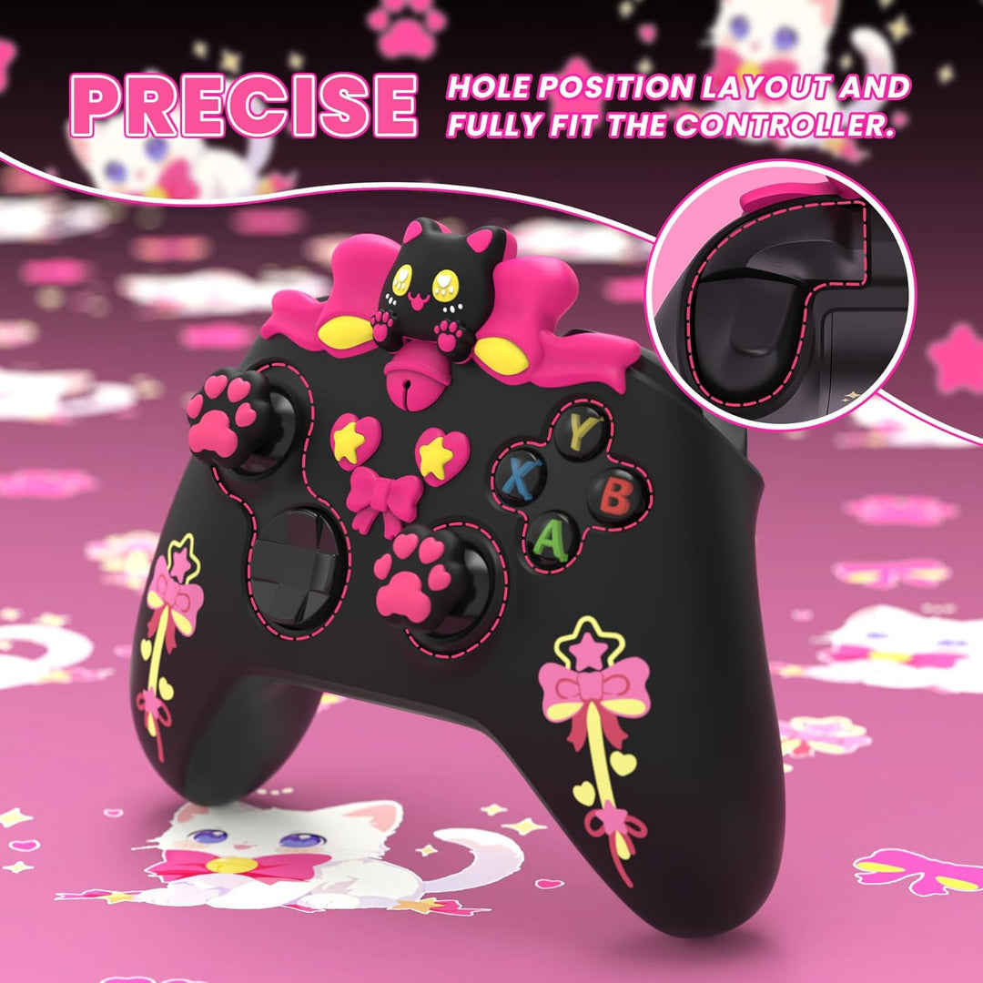 PlayVital Cute Schutzhülle für Xbox Series X/S Controller, rutschfeste Silikon Hülle Case Zubehör fü