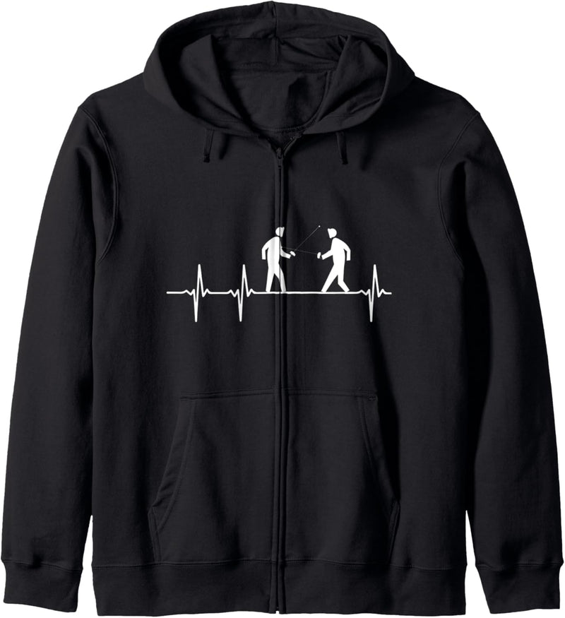 Fencing Heartbeat Kapuzenjacke