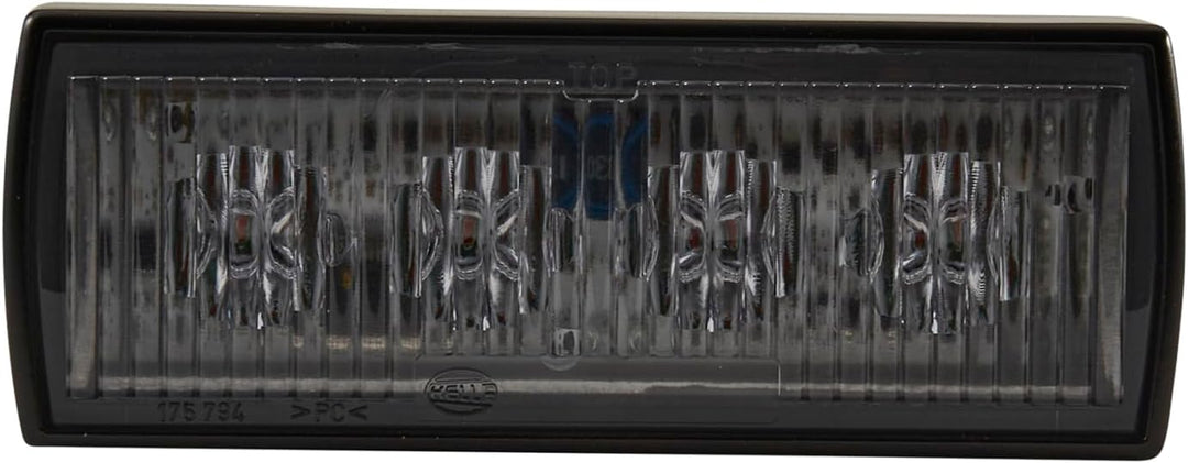 HELLA - LED-Blitz-Kennleuchte - BSN-LED - 12/24V - Einbau/Schraubanschluss - Kabel: 300mm - Stecker: