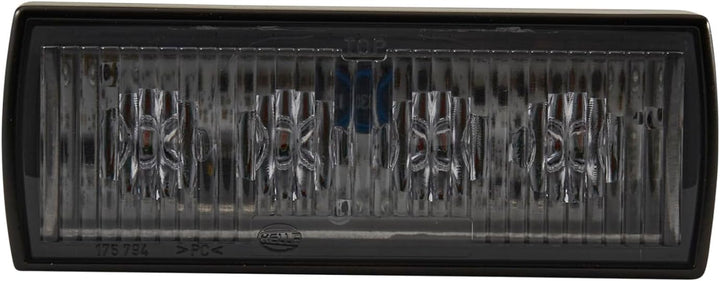 HELLA - LED-Blitz-Kennleuchte - BSN-LED - 12/24V - Einbau/Schraubanschluss - Kabel: 300mm - Stecker: