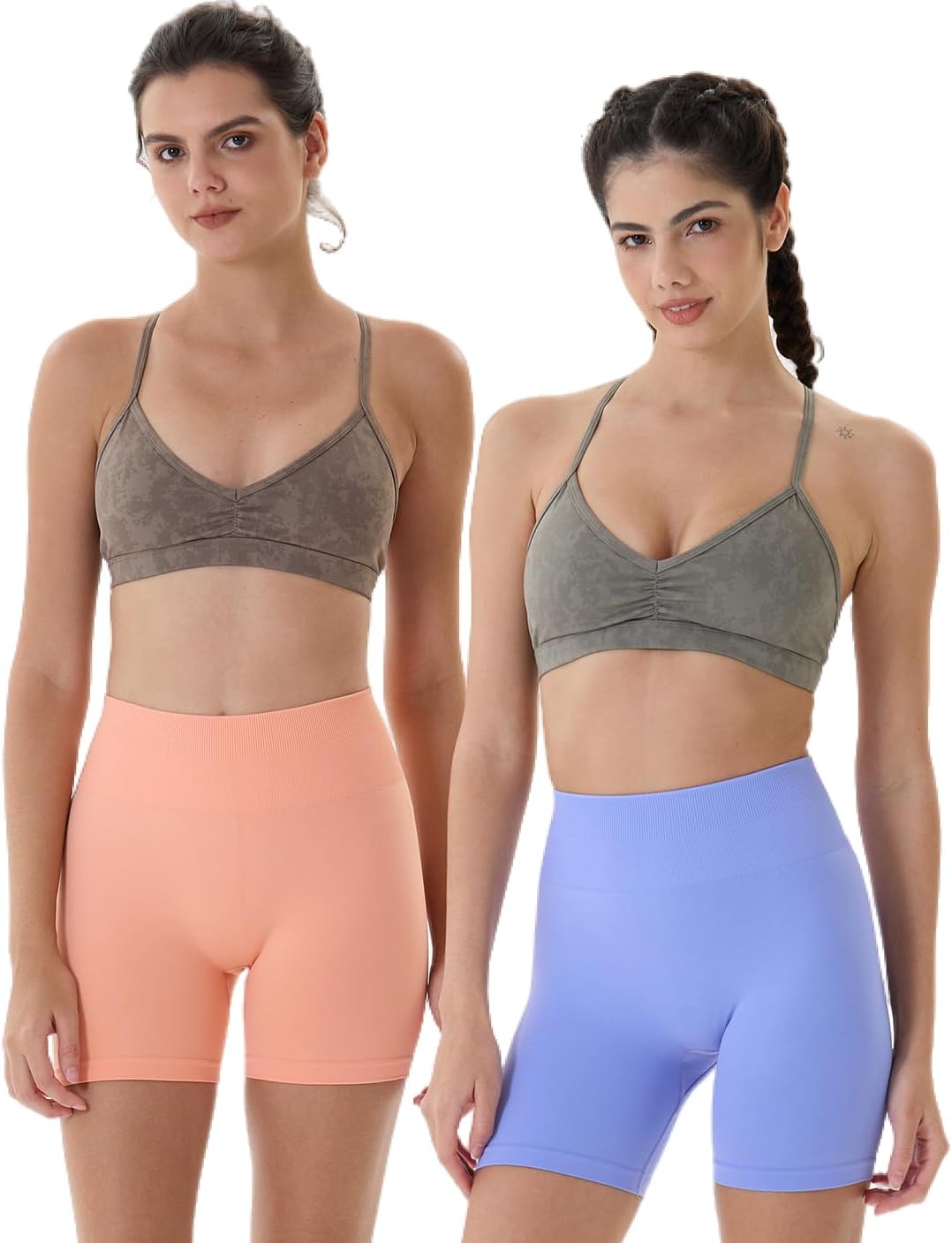 AUROLA Intensify Workout Shorts for Women Seamless Scrunch Short Gym Yoga Running Sport Active Exerc