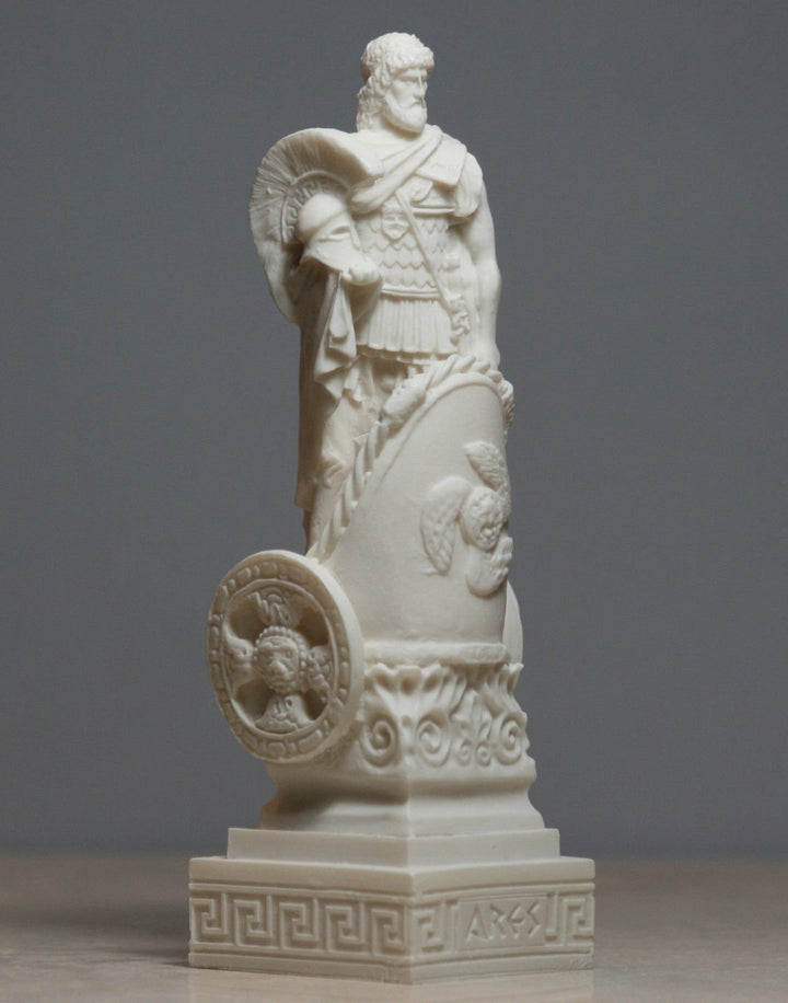 Ares Mars Griechische Gott des Krieges Alabaster Statue Skulptur Figur handgefertigt 170 ΄ ΄