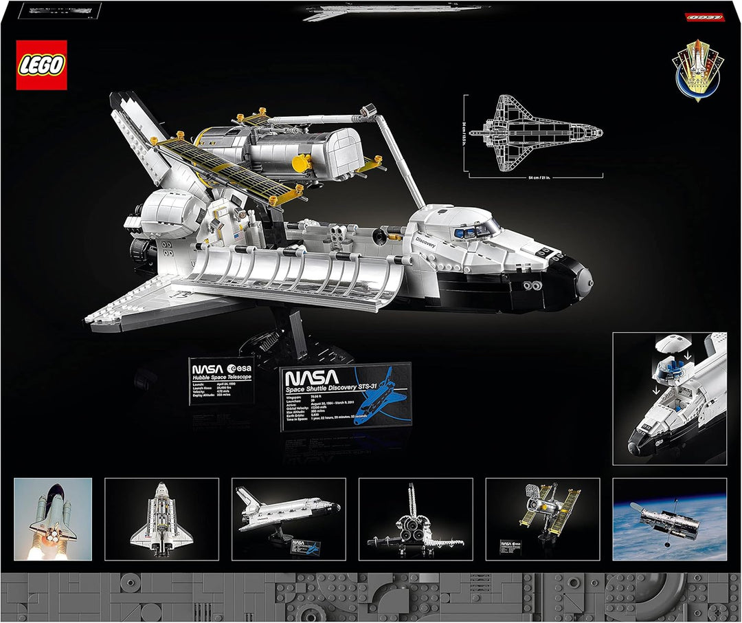 LEGO Icons NASA-Spaceshuttle "Discovery" Raumschiff, Rakete, Set für Erwachsene 10283 Single, Single