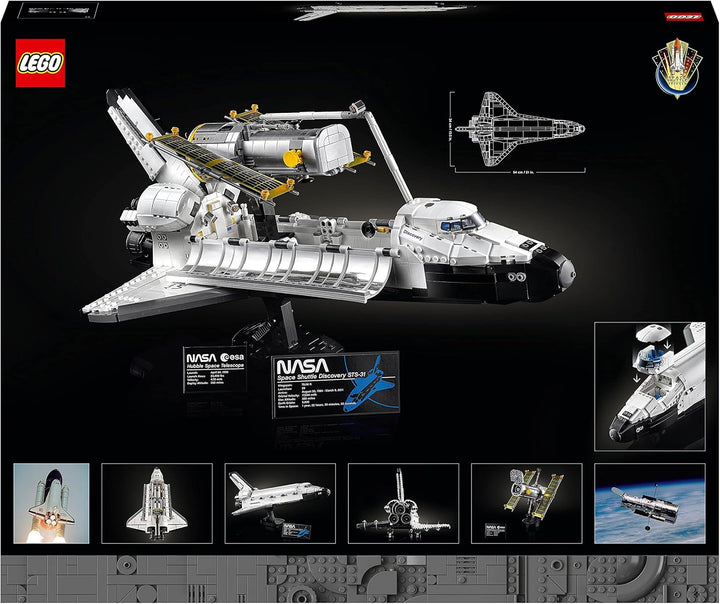 LEGO Icons NASA-Spaceshuttle "Discovery" Raumschiff, Rakete, Set für Erwachsene 10283 Single, Single
