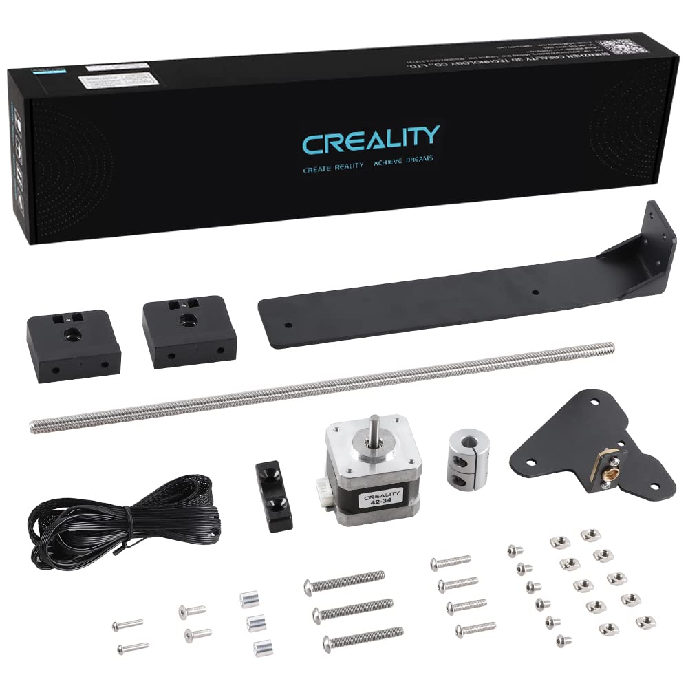Creality Offizielles Ender 3 Dual Z-Axis Upgrade Kit (42-34 Schrittmotor enthalten) für Ender-3, End