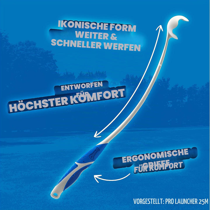 Schmeiss es! Pro 26XL Dog Ball Launcher Fetch Hundespielzeug Ballwerfer mit XL-Tennisball, 66 cm Ver