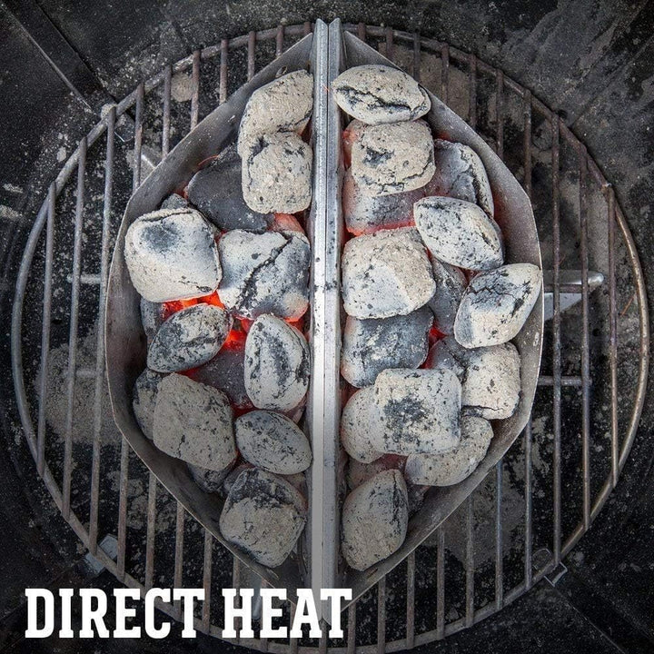 GFTIME Holzkohlekörbe für Weber Holzkohlengrills von 47, 57, 67cm, 7403 Holzkohle Briquette Fuel Hal