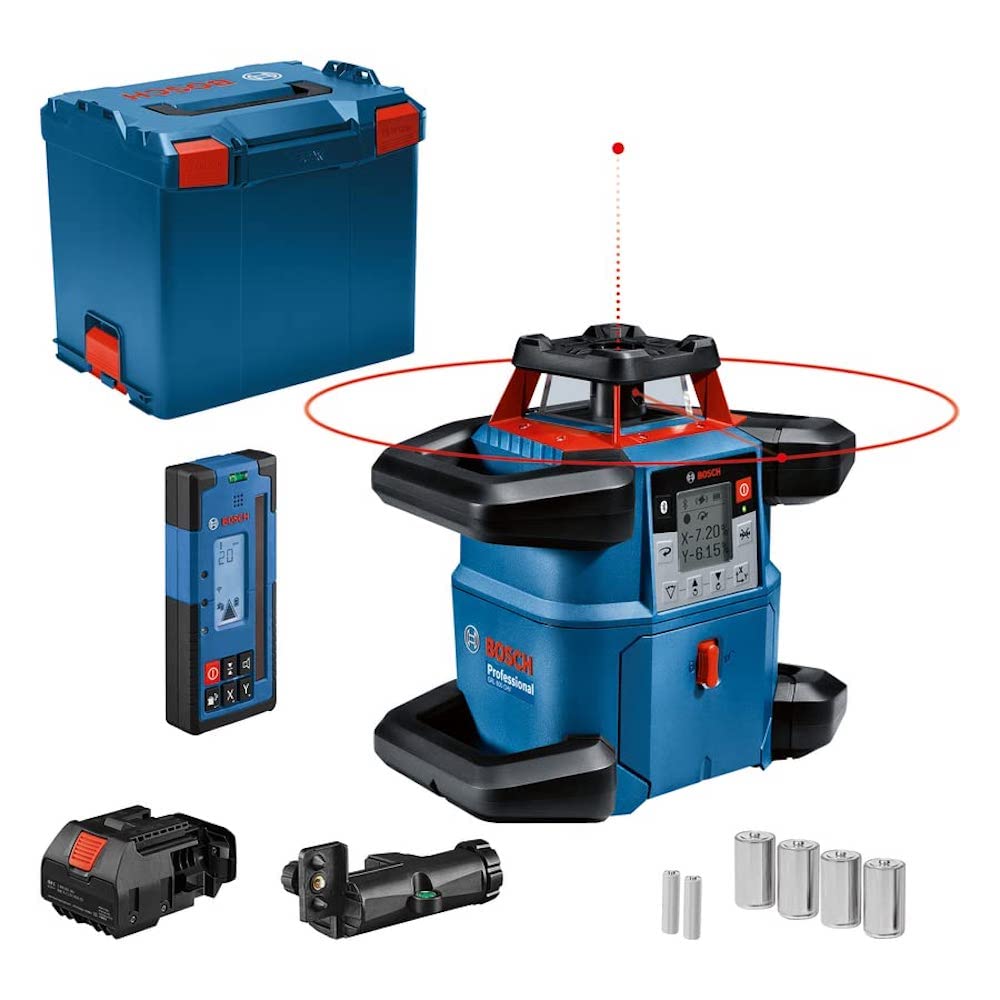 Bosch Professional 18V System Rotationslaser GRL 600 CHV (mit App-Funktion, max. Arbeitsbereich: 600