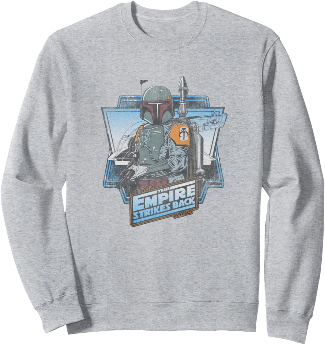 Star Wars The Empire Strikes Back Boba Fett Vintage Portrait Sweatshirt