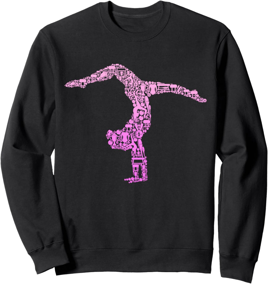 Turnen Turnerin Gymnastik Kinder Mädchen Damen Sweatshirt