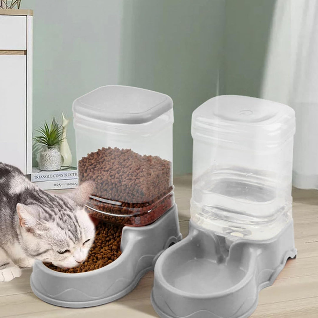 Cat Feeder, 3,5L abnehmbare automatische Katzenfuttermittel, leckere automatische Haustiernahrung fü