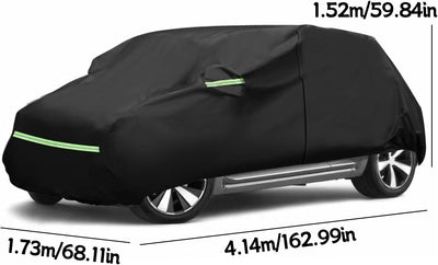 wasserdichte Autoabdeckung für VW Beetle 1960-2023, 210D Allwetter-Vollständige Autoabdeckung mit Re