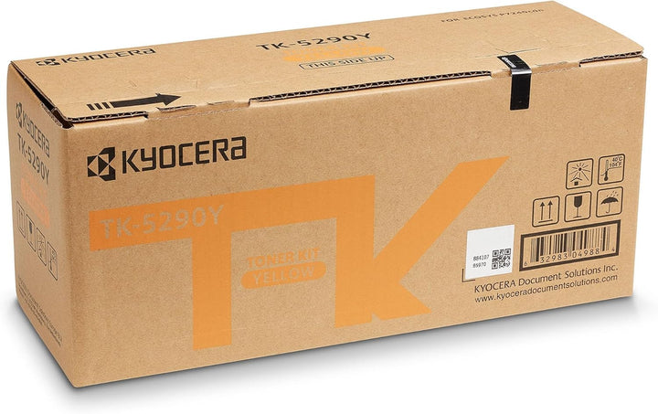Kyocera TK-5290Y Gelb. Original Toner-Kartusche 1T02TXANL0. Kompatibel für P7240cdn, Gelb