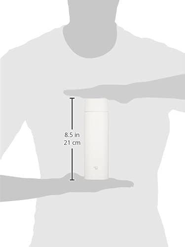 Zojirushi SM-ZA48WM Edelstahlbecher, Blassweiss, 473 ml 16-Ounce Hellweiss, 16-Ounce Hellweiss