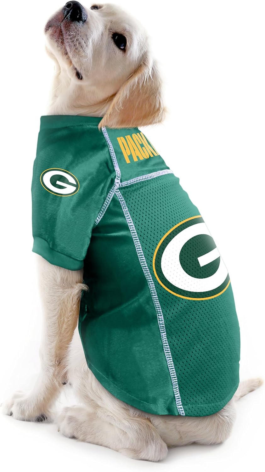 Littlearth NFL Basic Haustier-Trikots Green Bay Packers XS (Neck: 9", Girth: 10"-13", Back: 8"), Gre