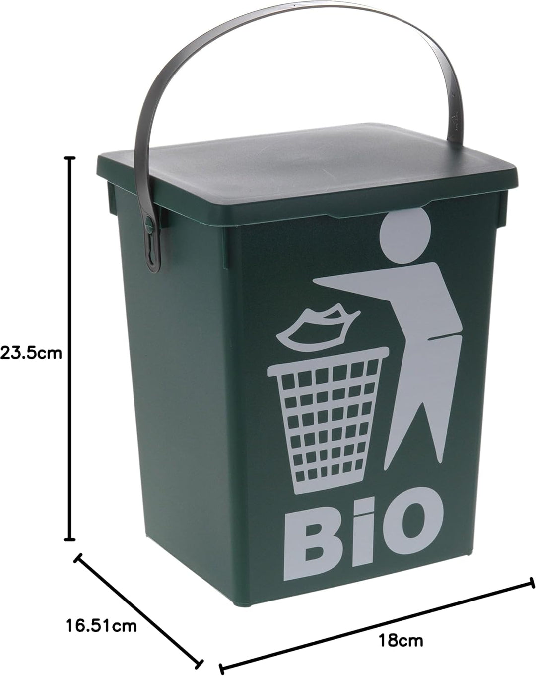 Biomüll Mülleimer Biomülleimer Müll Eimer Komposteimer 5 Liter