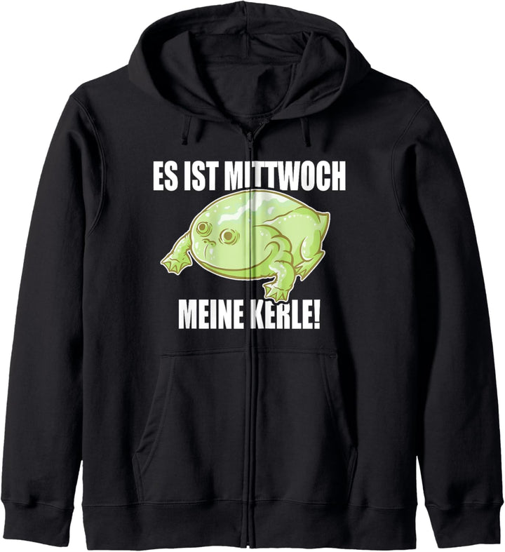 Es Ist Mittwoch Meine Kerle Lustiges Frosch Meme Kapuzenjacke