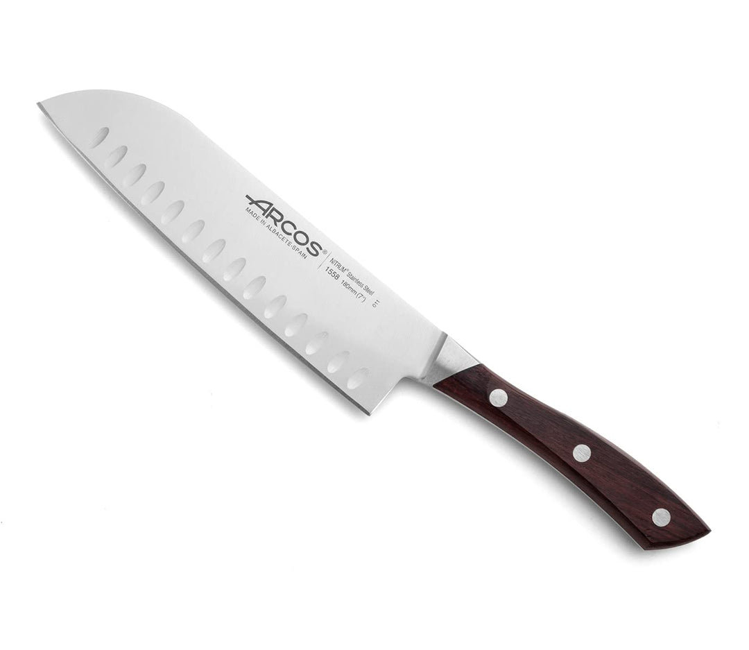 Arcos Serie Natura - Santoku Messer Messer Asiatischer Art- Klinge aus Nitrum geschmiedetem Edelstah