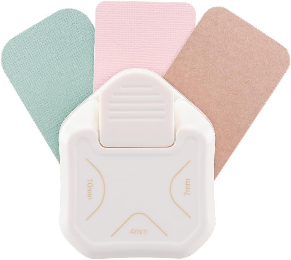 Vaessen Creative Papierschneider mit Falzbrett 15,2 x 30,5 cm - Inklusive 3-in-1 Eckenstanzer - 4-7-