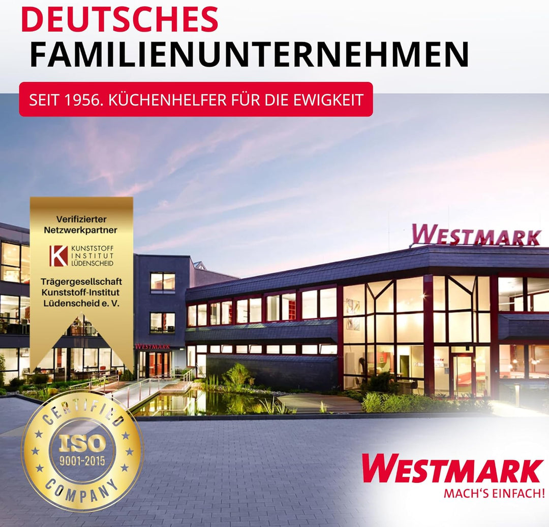 Westmark Mikrowellen-Teller-Abdeckhauben, 2 Stück, Durchmesser: 25 cm, Kunststoff, Transparent, 2245