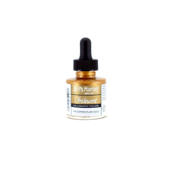 Dr. Ph. Martin's Tintenflasche, Kupferplatte, goldfarben, 29,6 ml (1 Stück)