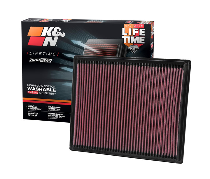 K&amp;N 33-2286 Motorluftfilter: Hochleistung, Prämie, Abwaschbar, Ersatzfilter,Erhöhte Leistung, 2004-2