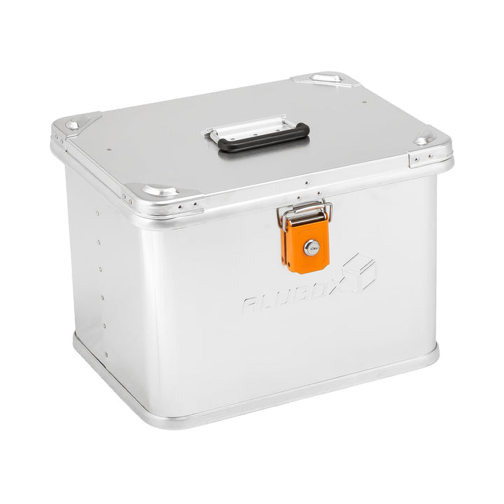 ALUBOX Motorrad Top-Case ABX-M35-35 Liter, Aluminium, 35 Liter