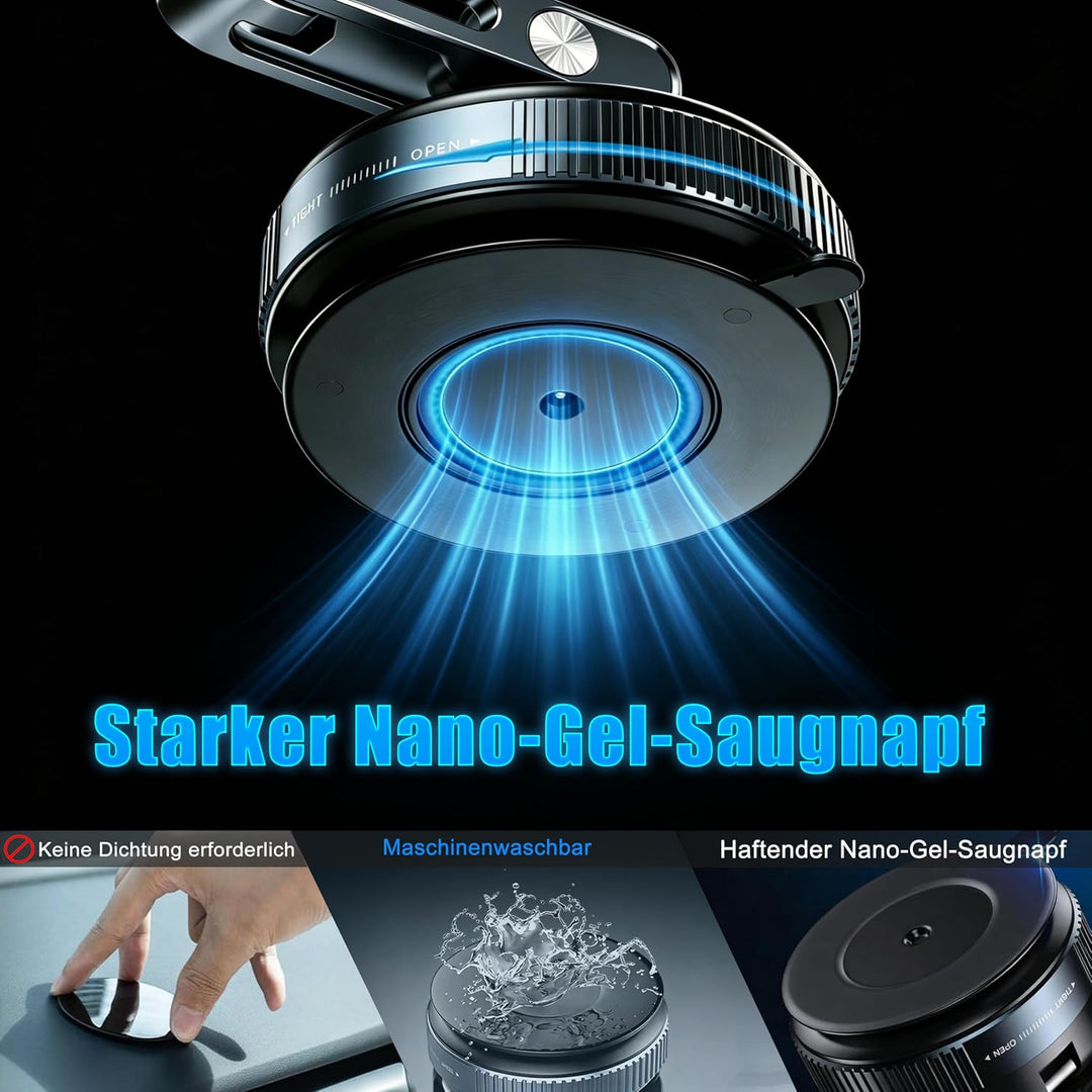 Verbessert Nano Gel Vakuum magnetische Handyhalter, Aluminiumlegierung + ABS Magnetische Handyhalter