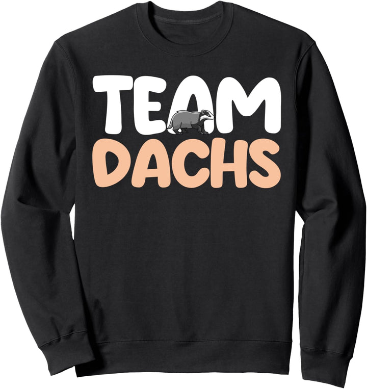 Tiermotiv Team Dachs Sweatshirt