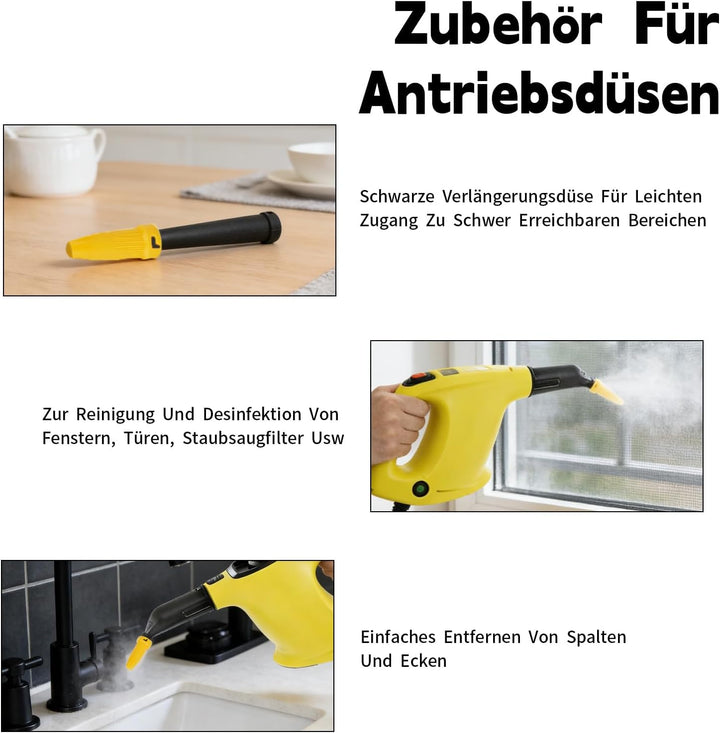 12 Stück Kompatibel für Kärcher Dampfreiniger Zubehör, Ersatzteile für Dampfreiniger Kärcher SC1 SC2