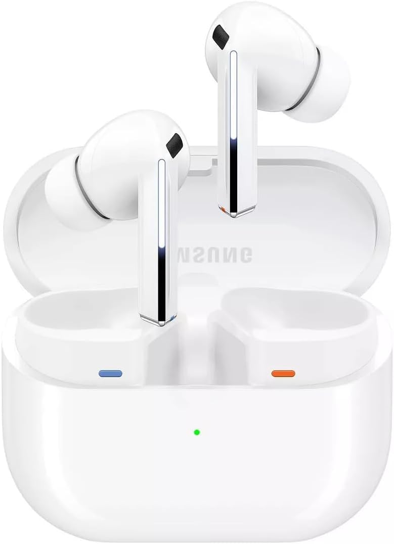 Samsung Galaxy Buds 3 Pro AI True Wireless Bluetooth-Ohrhörer, Weiss, weiss