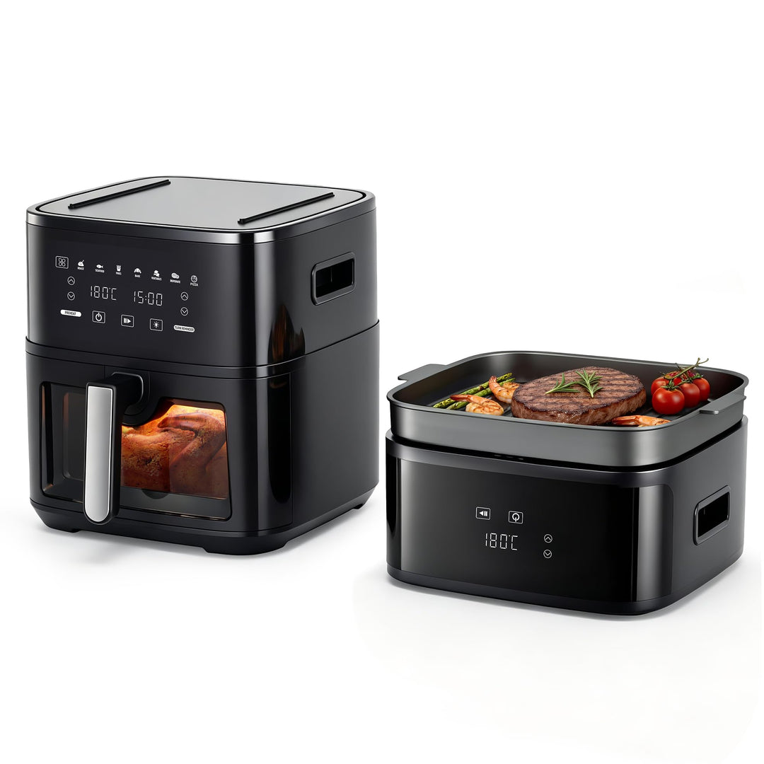 KEINVE Heissluftfritteuse 8L Airfryer 1650W ohne Öl