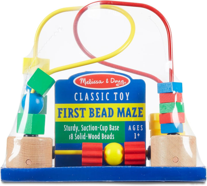 Melissa, Doug First Bead Maze , Developmental Toy , Motor Skills , 3+ , Multicolor, 19.685 cm H x 9.