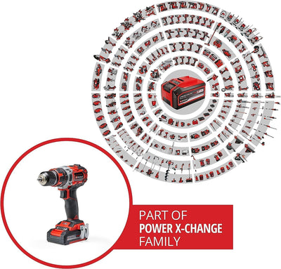 Einhell 4513940 Akku-Schlagbohrschrauber TE-CD 18/50 Li-i BL PowerX-Change(Li-Ion,18V,50Nm,10mminBet