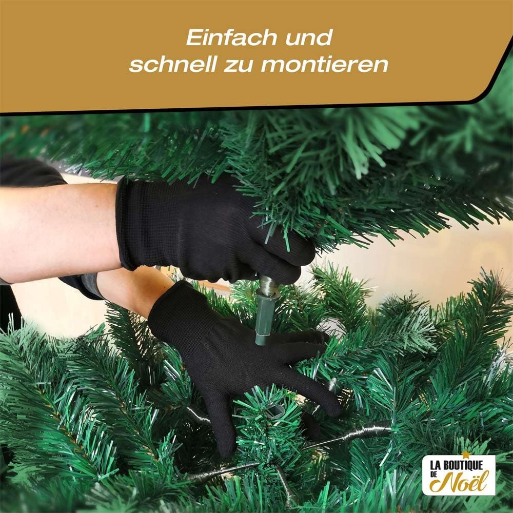 LA Boutique DE Noël Künstlicher Weihnachtsbaum Deluxe 180 cm 180.0 Zentimeter, 180.0 Zentimeter