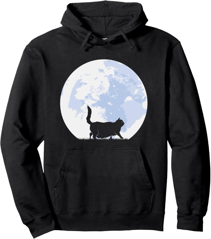 Retro-Meme Der Chonk-Katze Vintage Katzen Pullover Hoodie