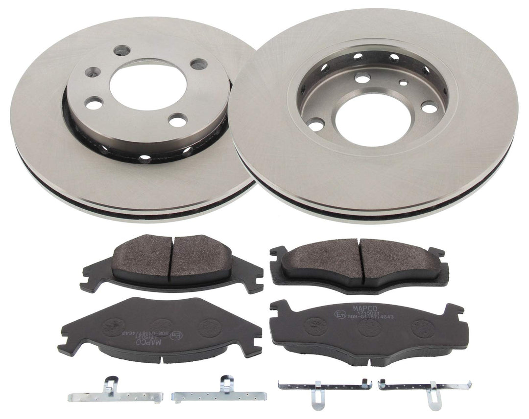 MAPCO 47925 Bremsensatz vorne belüftet 239 mm VW Polo 6N1 6N2 Polo Classic