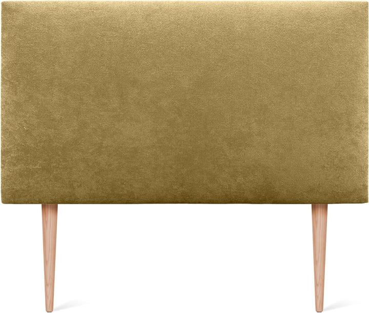 DHOME Kopfteil aus Kunstleder oder Stoff AQUALINE Glatt mit Beinen Kopfteil gepolstert Luxusbett Kop