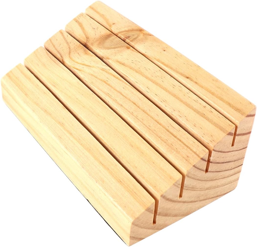 2 Stück Kartenorganisatoren Standardgrösse Kartenhalter/Ständer aus massivem Buchenholz